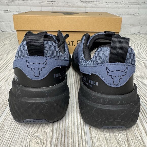 Under Armour Project Rock BSR5 Training Shoes Men’s 9 Blue Black Gym Low Top New main image 7